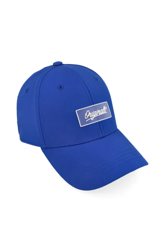 Shane Nylon Peak Cap _ 141008 _ Cobalt sold by Dunns