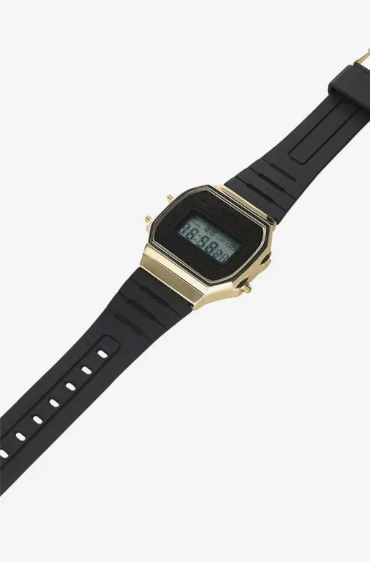 Mello Casio Gold And Black Watch _ 148218 _ Black sold by Dunns