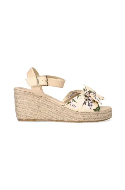 Fahina Espadrille Sandal _ 140825 _ Nude sold by Dunns