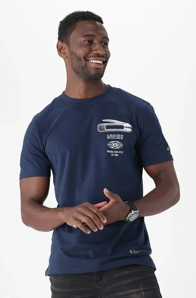 Loxion Kulca Branded Tee _ 149658 _ Petrol sold by Dunns
