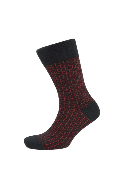 Wren Single Socks _ 146657 _ Black sold by Dunns