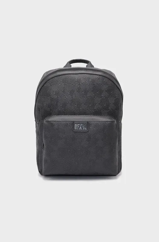 Liam Embossed Backpack _ 150173 _ Black sold by Dunns