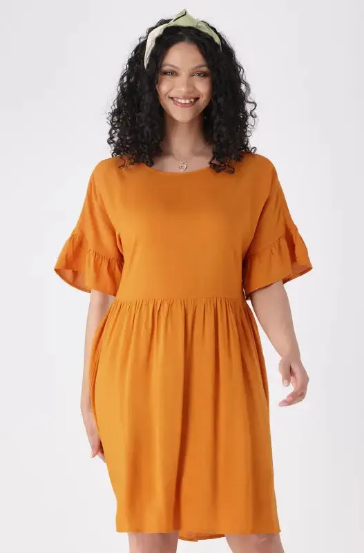 Carla Dress _ 144245 _ Orange sold by Dunns