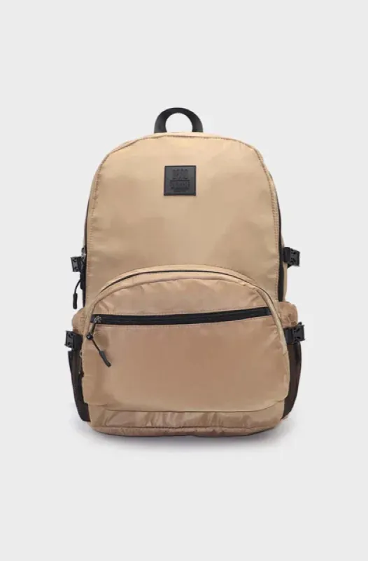 Ned Nylon Basic Backpack _ 148199 _ Camel sold by Dunns