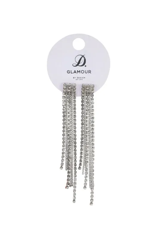 Drew Glam Statement Earrings _ 152806 _ Silver sold by Dunns