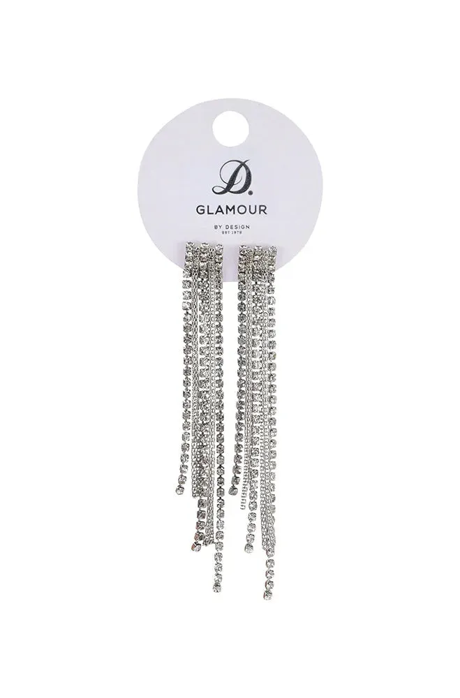 Drew Glam Statement Earrings _ 152806 _ Silver sold by Dunns