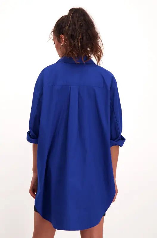 Mia Boyfriend Shirt _ 140916 _ Blue sold by Dunns product image thumbnail 3