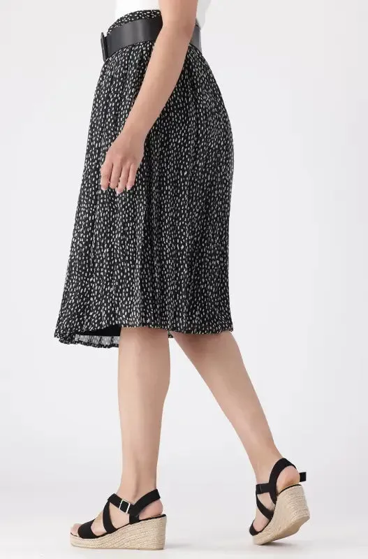 Iris Pleated Skirt _ 146062 _ Black sold by Dunns product image thumbnail 2