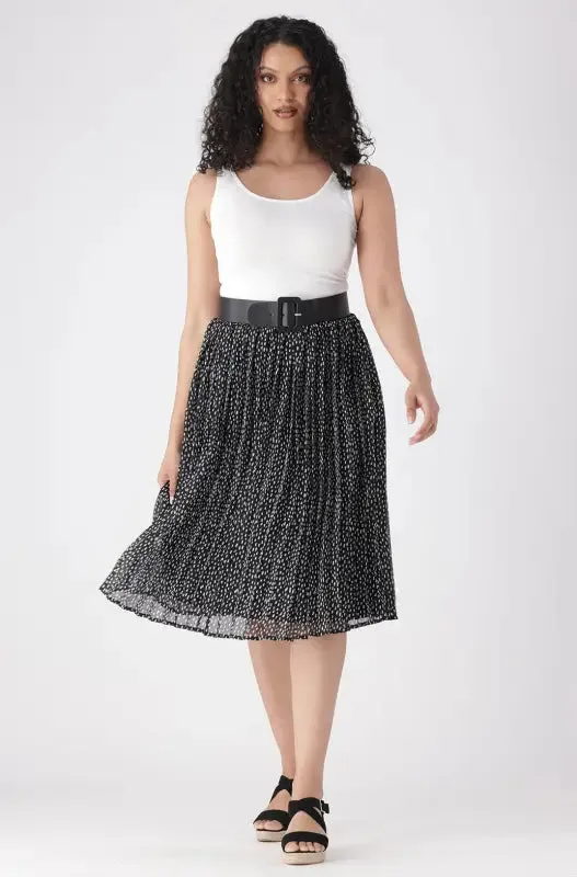 Iris Pleated Skirt _ 146062 _ Black sold by Dunns product image thumbnail 4