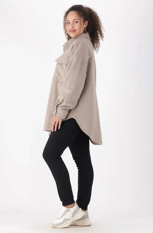 Taryn Shacket _ 146218 _ Oatmeal sold by Dunns product image thumbnail 5