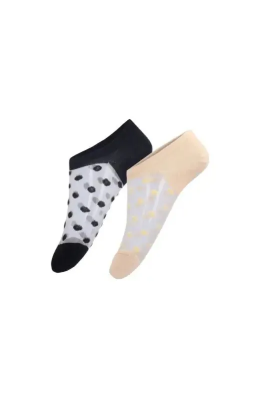 Jayla Sheer Secret Socks - 2 Pack _ 140576 _ Black sold by Dunns