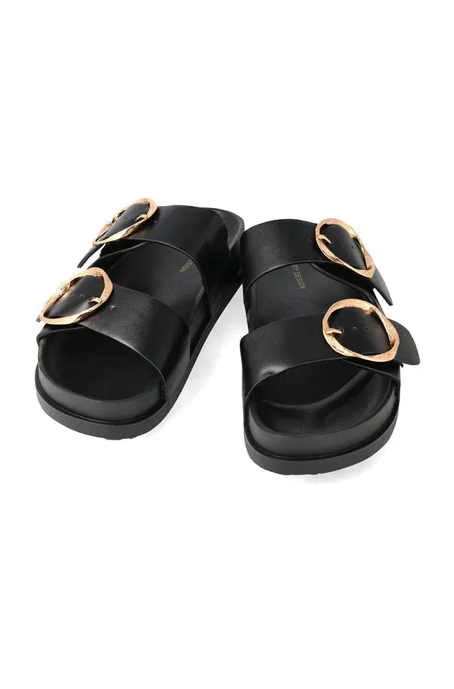 Lylene Platform Sandal _ 149789 _ Black sold by Dunns product image thumbnail 3
