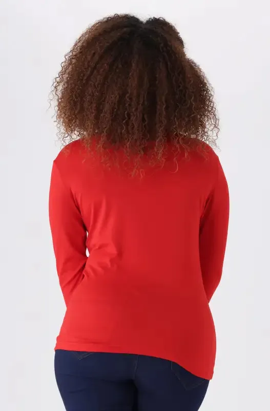 Cleo Crew Neck Tee _ 136528 _ Red sold by Dunns product image thumbnail 3