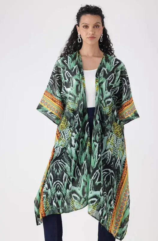 Layla Printed Kimono _ 145474 _ Multi sold by Dunns