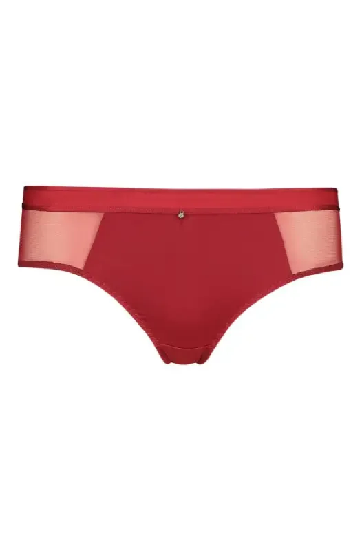 Alicia Mesh Bikini _ 143074 _ Burgundy sold by Dunns