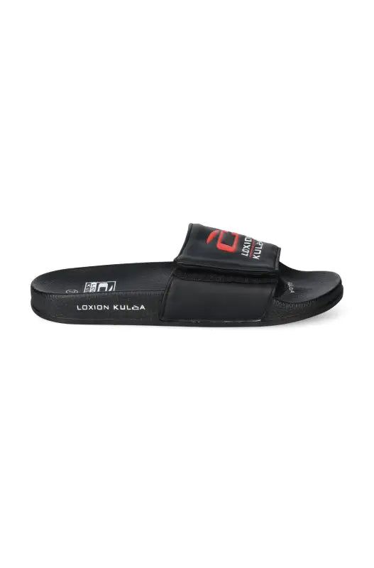 Loxion Kulca Velcro Slide _ 142759 _ Black sold by Dunns