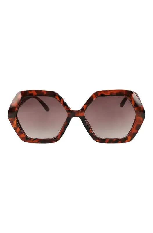 Georgina Large Plastic Frame Glasses _ 140533 _ Brown sold by Dunns