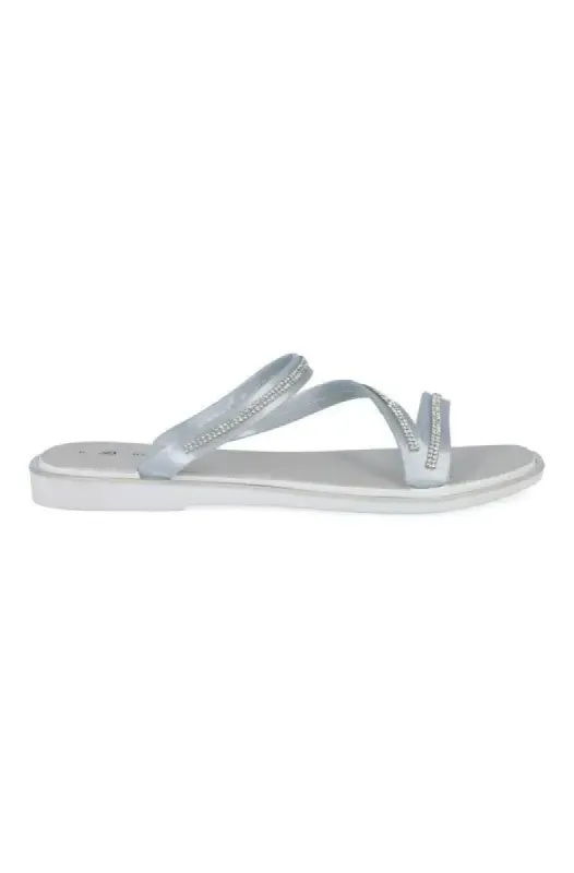 Pearla Mule _ 143631 _ Silver sold by Dunns