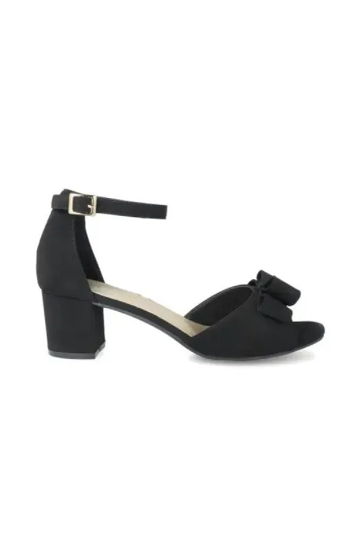 Velina Ankle Strap Sandal _ 139153 _ Black sold by Dunns