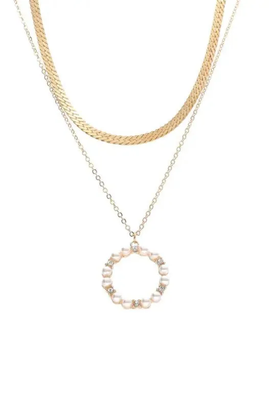 Briza Layered Necklace _ 139336 _ Gold sold by Dunns