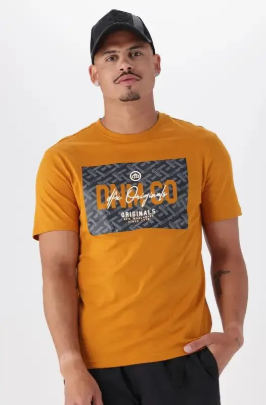 Macbride Tee _ 145319 _ Ocre sold by Dunns