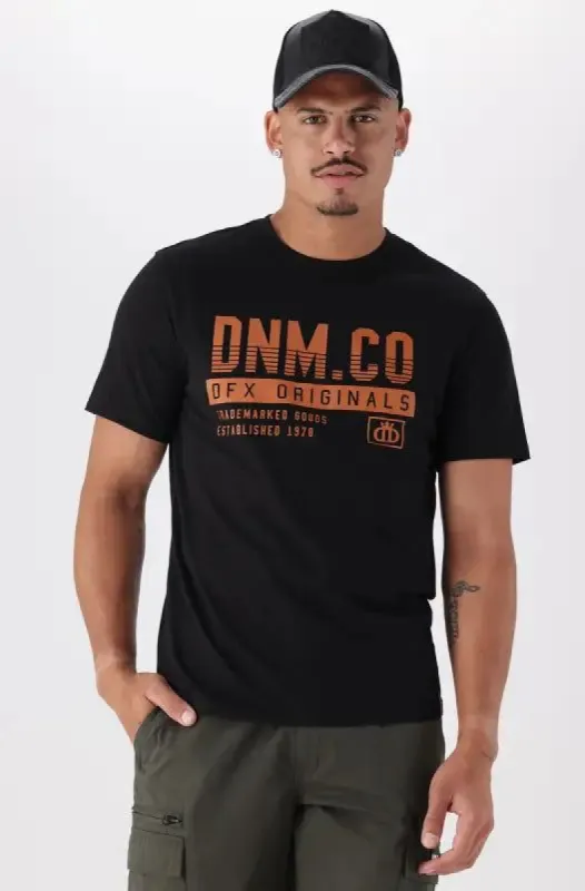 Junipero Tee _ 145260 _ Black sold by Dunns