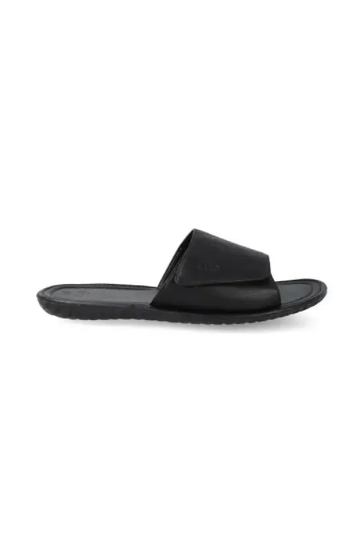 Bill Push-In Sandal _ 130609 _ Black sold by Dunns