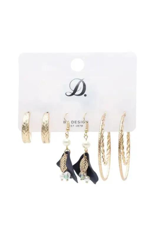 Lydia Statement Packings Earrings _ 135364 _ Gold sold by Dunns
