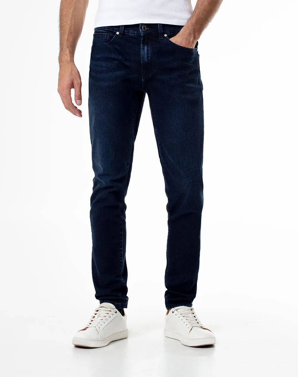 Jean skinny 66% algodón índigo oscuro hombre sold by Gef product image thumbnail 3