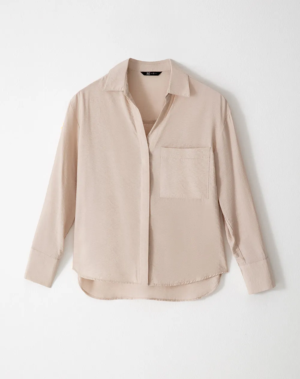 Camisa manga larga regular arena mujer sold by Gef product image thumbnail 5