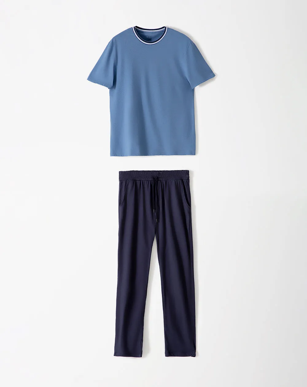 Camiseta + pantalón de pijama hombre algodón surtido sold by Gef product image thumbnail 5