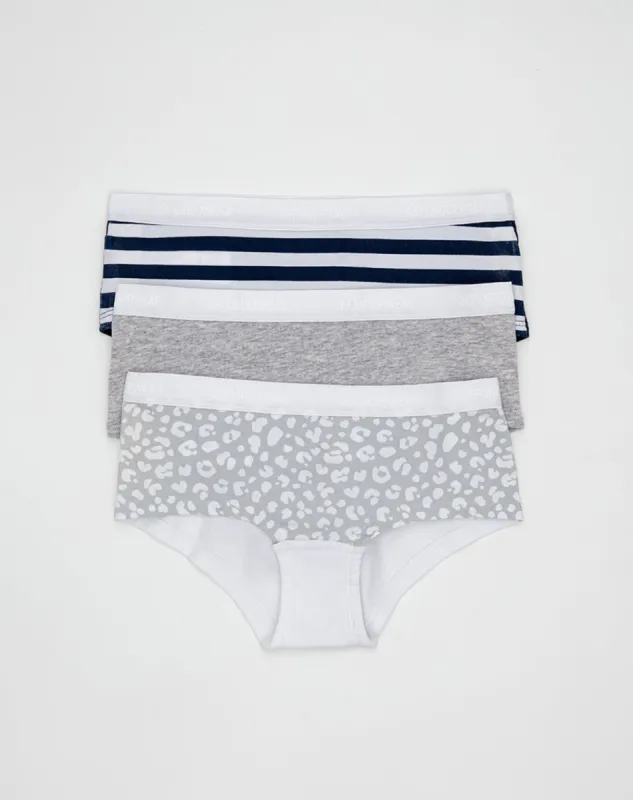 3 pantys clasico en punto tiro medio surtido sold by Gef