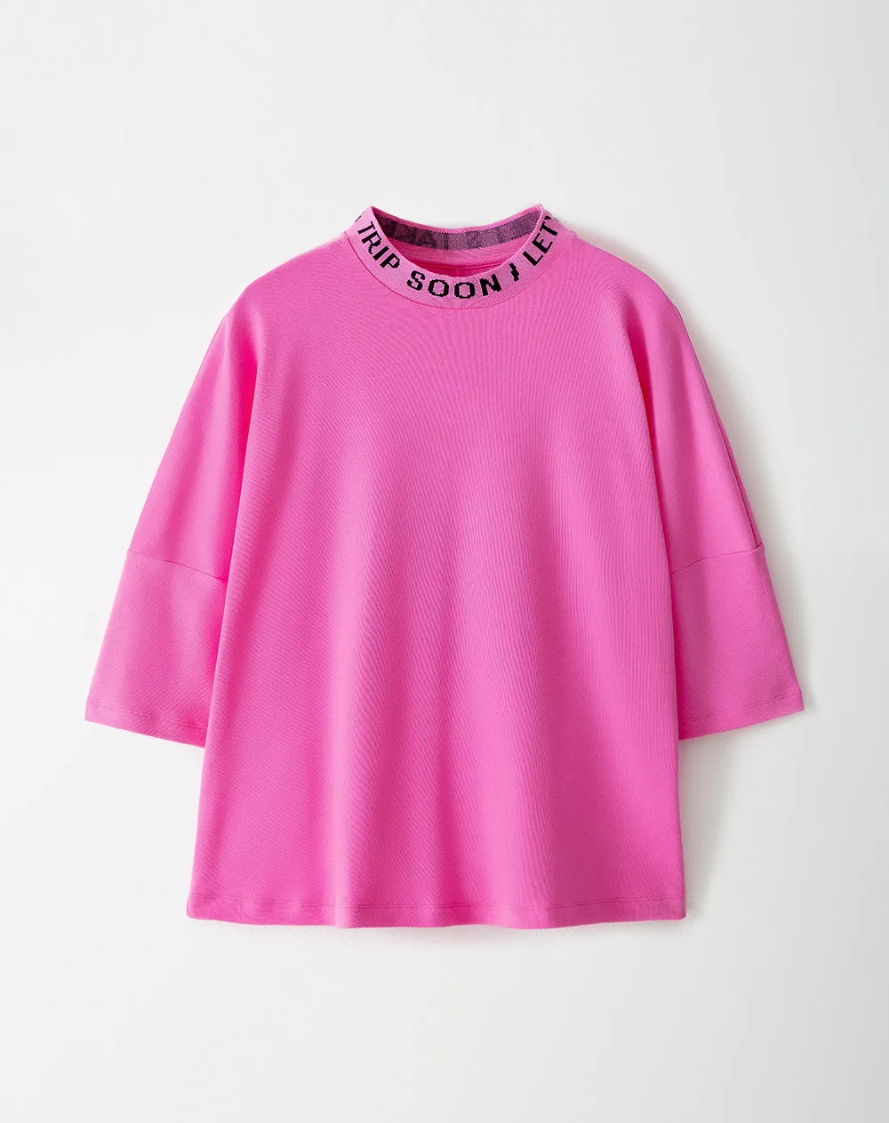 Camiseta regular fit manga corta rosada sold by Gef product image thumbnail 5