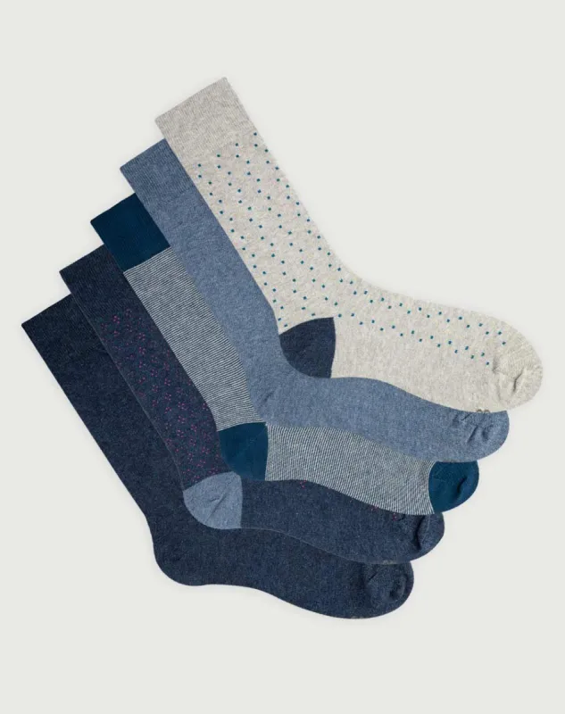 Medias hombre largas algodón pack x5 surtido sold by Gef