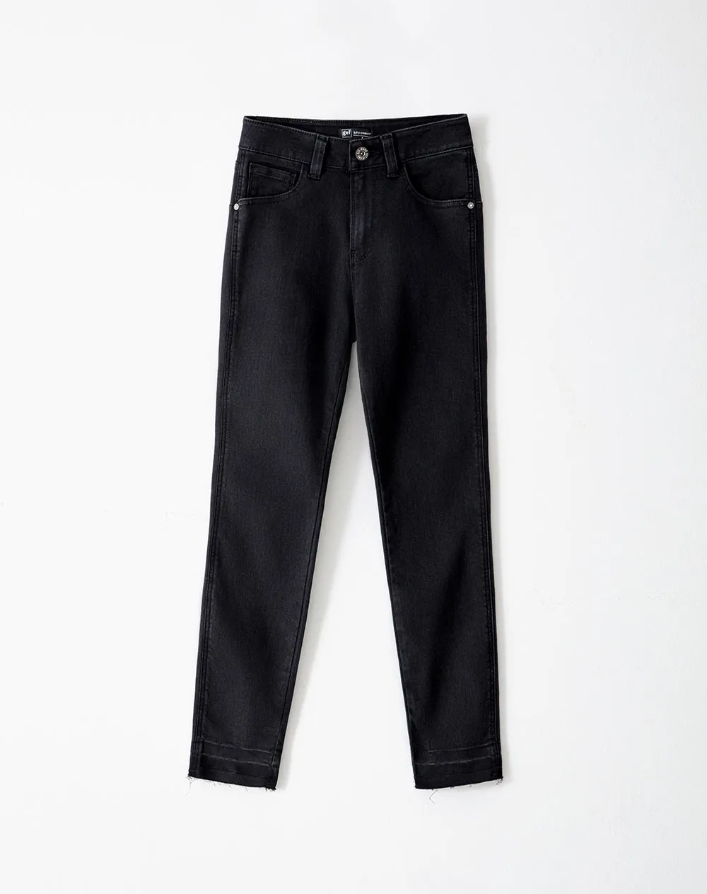Jean skinny fit tiro medio denim negro sold by Gef product image thumbnail 5