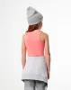 Crop top slim algodón coral niña sold by Gef