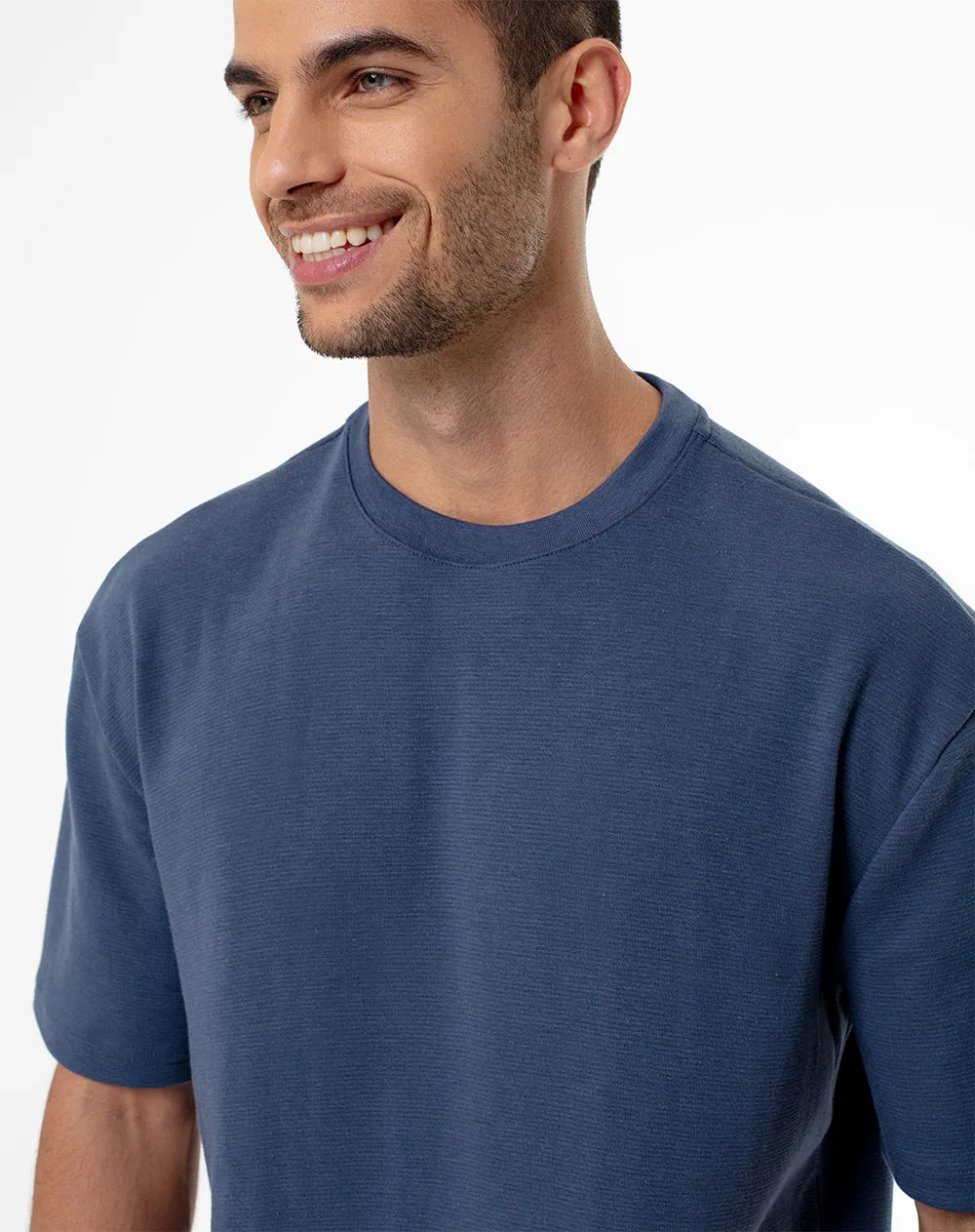 Camiseta oversized azul hombre sold by Gef product image thumbnail 3