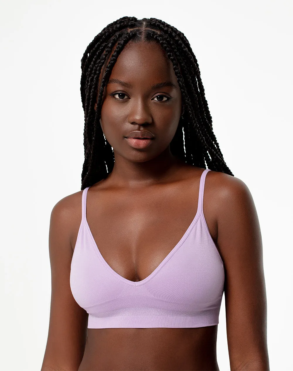 Top Letru en tiras delgadas soporte medio morado sold by Gef