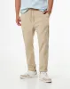 Pantalón regular fit tiro medio en drill habano sold by Gef