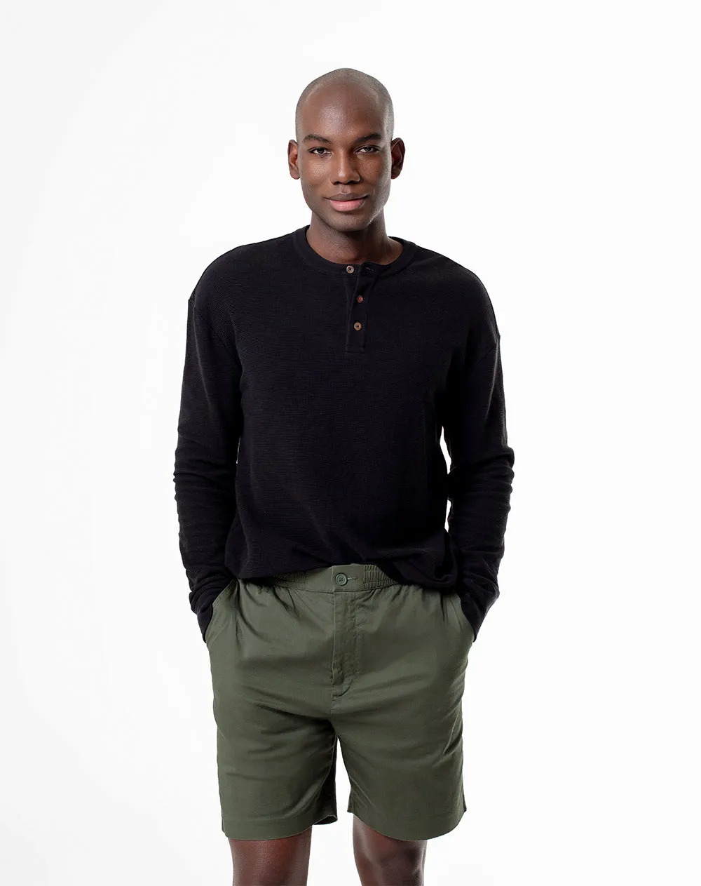 Bermuda regular agodón verde hombre sold by Gef