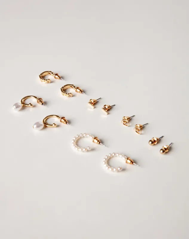 Arete dorado sold by Gef