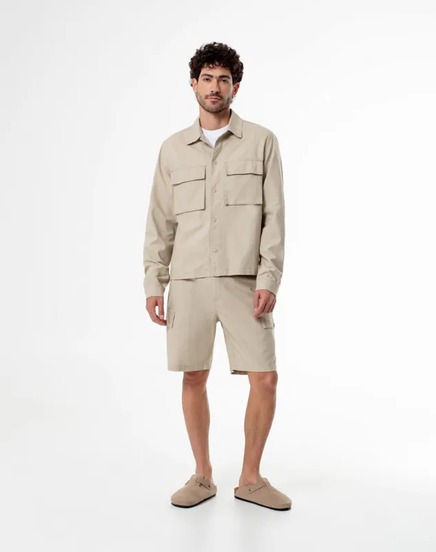 Camisa regular fit manga larga habana sold by Gef