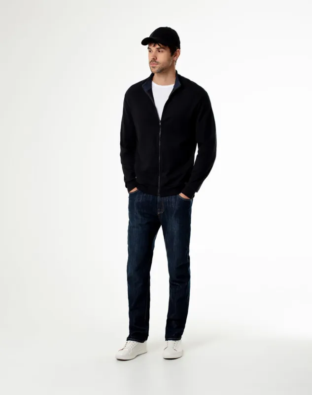 Jean regular fit tiro medio indigo oscuro sold by Gef