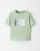 Camiseta Lendy regular fit manga corta verde sold by Gef