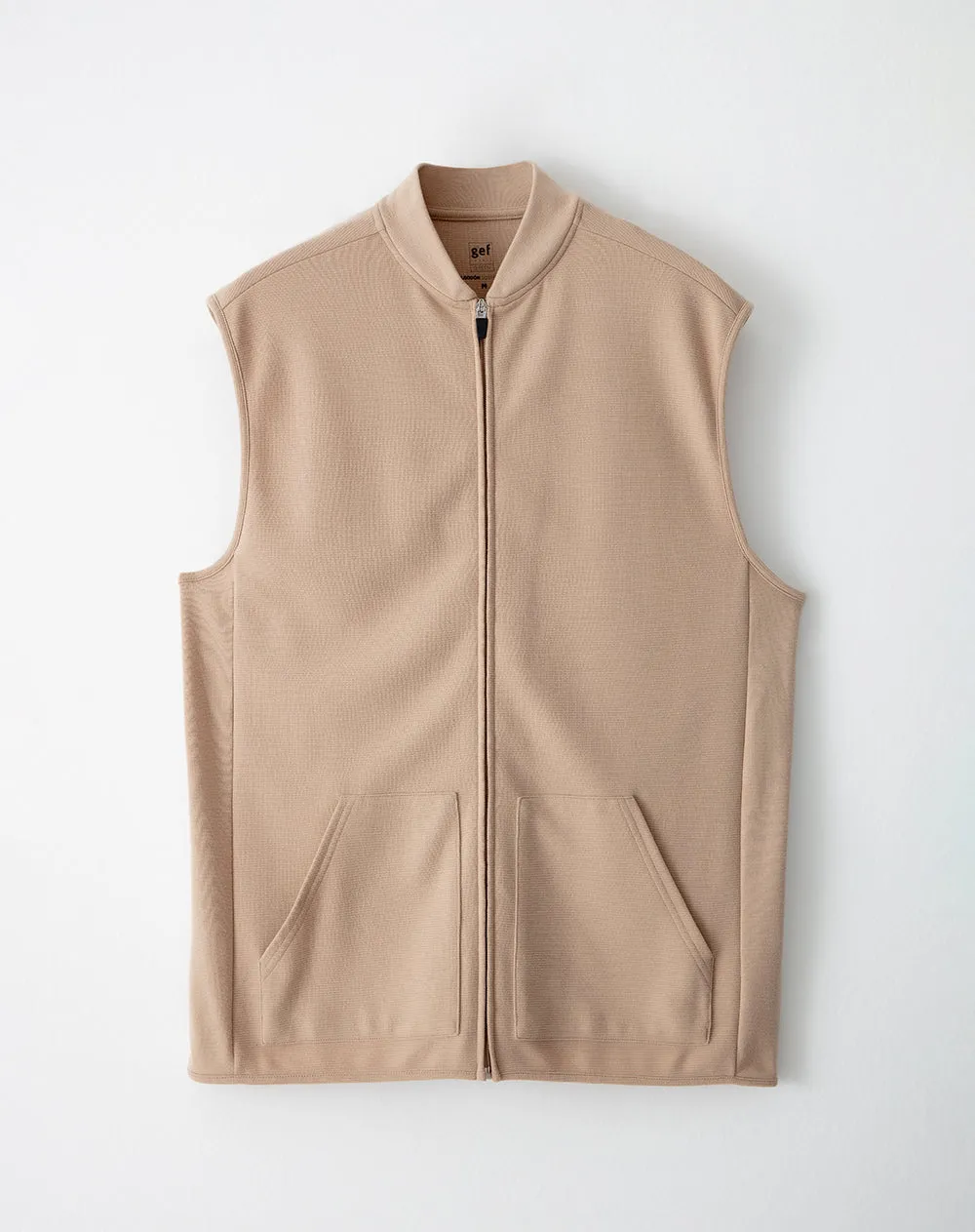 Chaleco regular fit sin capucha habano sold by Gef product image thumbnail 5