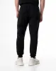 Jogger relaxed fit tiro medio negro sold by Gef