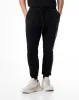 Jogger relaxed fit tiro medio negro sold by Gef