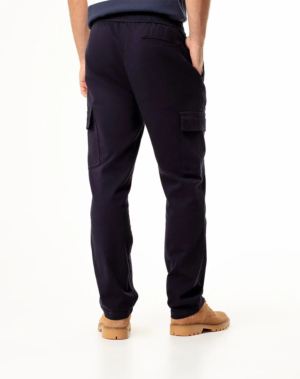 Pantalón regular fit tiro medio azul sold by Gef product image thumbnail 2