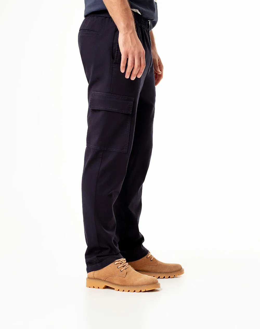 Pantalón regular fit tiro medio azul sold by Gef product image thumbnail 3