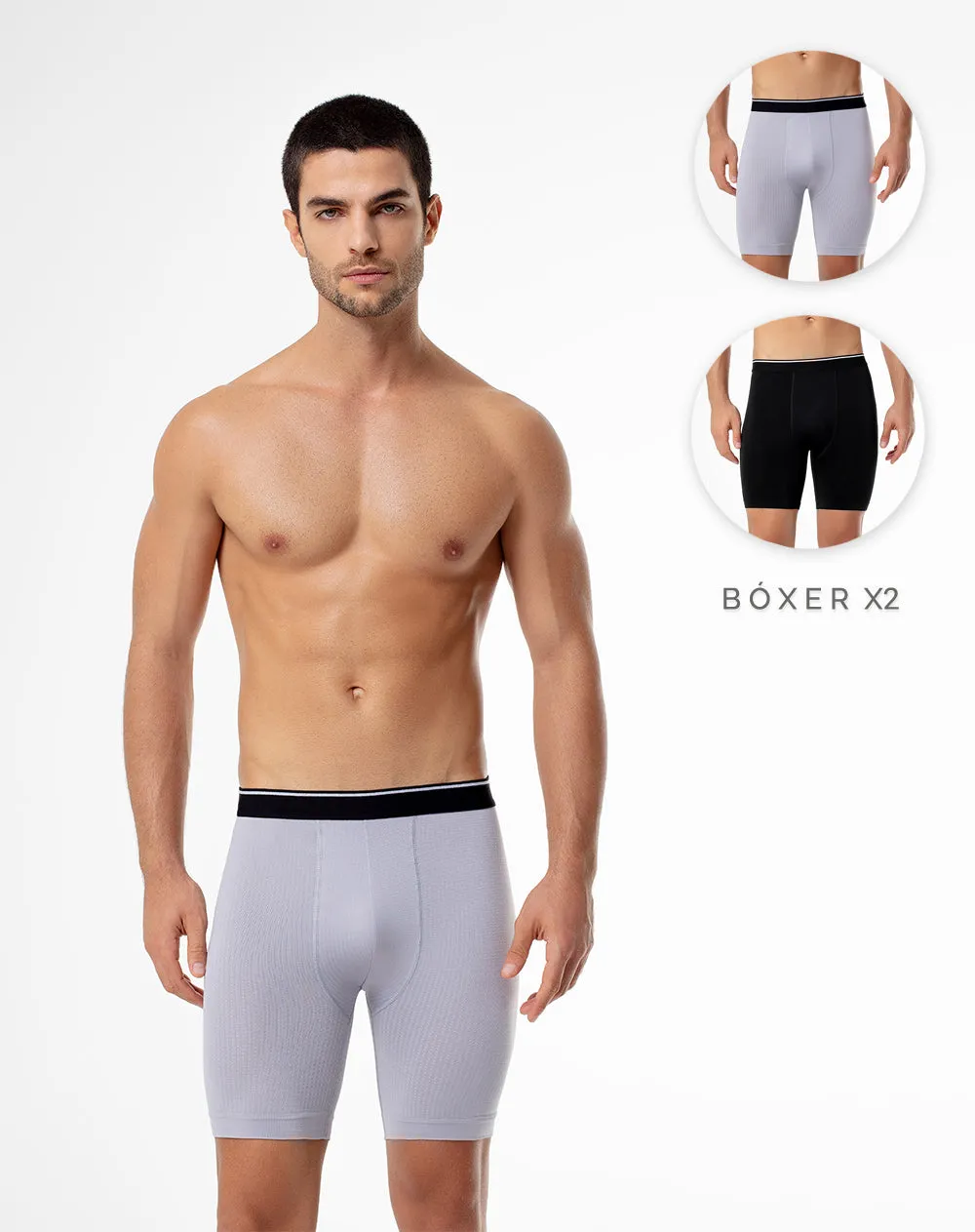 Bóxer largo x2unds surtido sold by Gef